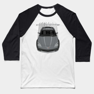 Corvette C6 - Grey Baseball T-Shirt